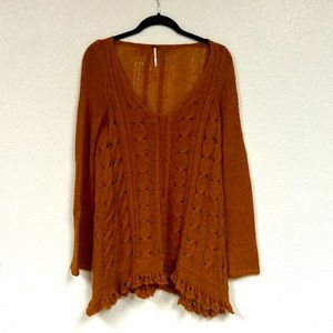 Free People Waterfall Sweater Boho